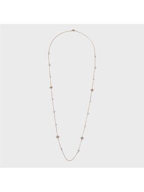 Tory Burch Pearl and Gold Long Necklace